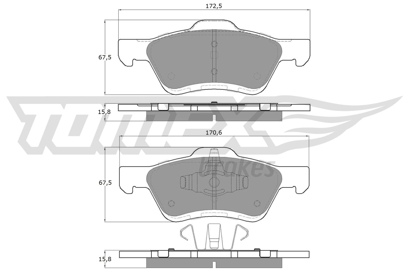 TOMEX Brakes TX 18-94 Sada...